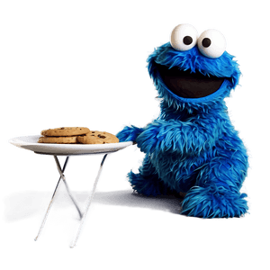 Cookie Monster with Cookies PNG 05212024 PNG image with transparent background