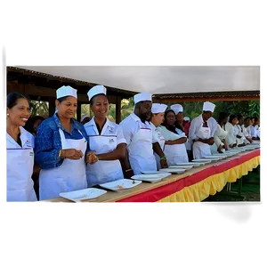 Cooking Demonstration Crowd Png 06242024 PNG Image