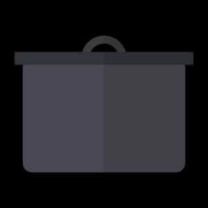 Cooking Pot Icon PNG image with transparent background