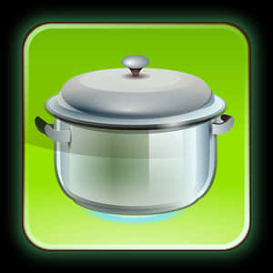 Cooking Pot Icon PNG image with transparent background