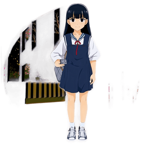 Cool Anime Girl PNG 05032024 PNG image with transparent background