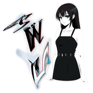 Cool Anime Girl PNG 05032024 PNG image with transparent background