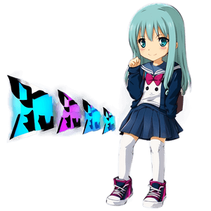 Cool Anime Girl PNG tsy50 PNG image with transparent background