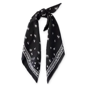 Cool Black Bandana Look Png Swo PNG Image