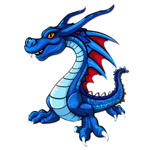 Cool Blue Dragon Wallpaper Png 06252024 PNG Image