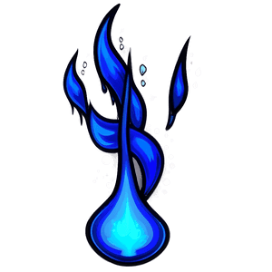 Cool Blue Flame Illustration PNG 06202024 PNG image with transparent background