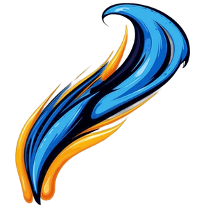 Cool Blue Flame Illustration PNG elv21 PNG image with transparent background