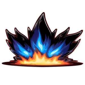 Cool Blue Flame Illustration PNG kxi PNG image with transparent background