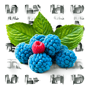 Cool Blue Raspberry Treat PNG gsb24 PNG