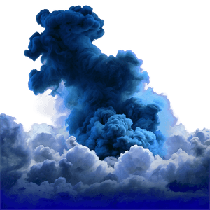 Cool Blue Smoke PNG ftt PNG image with transparent background