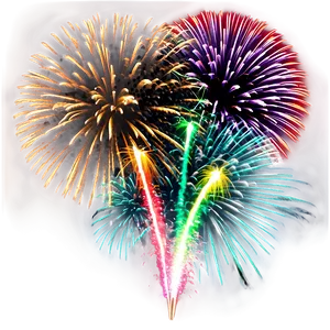 Cool Fireworks Display Png Cik34 PNG Image