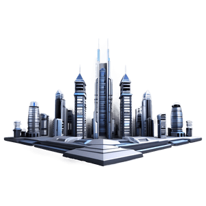 Cool Futuristic City PNG 27 PNG image with transparent background
