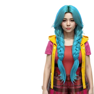 Cool Gacha Hair Png Cgv97 PNG Image