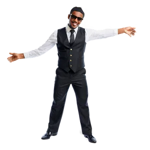 Cool Guy In A Dance Pose Png Pbv PNG Image