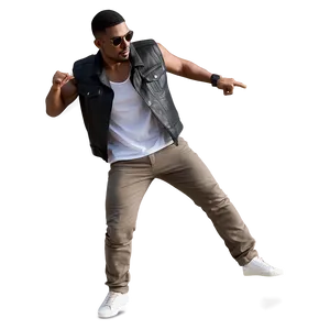 Cool Guy In Action Scene Png Kkc51 PNG Image