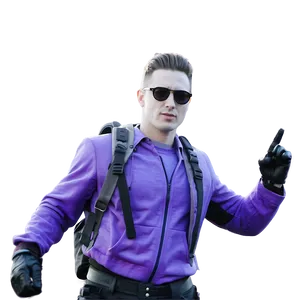 Cool Guy In Action Scene Png Unt PNG Image