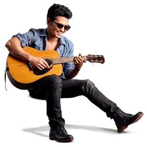 Cool Guy With Guitar Png 06252024 PNG Image