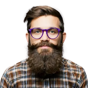 Cool Hipster Beard Style Png 72 PNG Image