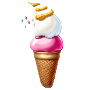 Cool Ice Cream Illustration Png Yxq69 PNG Image