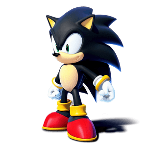 Cool Shadow The Hedgehog Pose PNG apw PNG image with transparent background