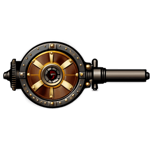 Cool Steampunk Gadget PNG cof PNG image with transparent background