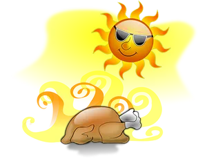 Cool Sunand Sleeping Turtle Illustration PNG Image