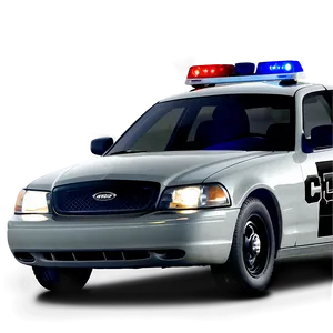 Cop Car With Lights Png Ntl PNG Image