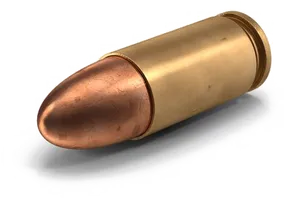 Copper Bullet Brass Casing PNG Image