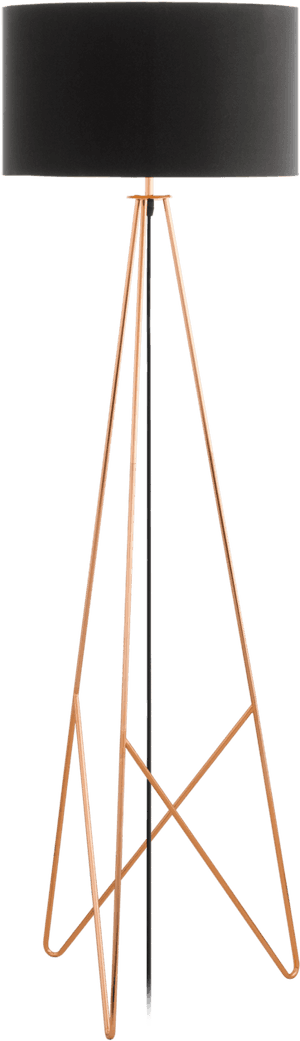 Camporale Floor Lamp Copper - Copper Leg Floor Lamp, HD Png Download PNG