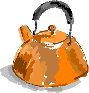 Kettle, Copper, Tea, Metal, Old, Vintage, Water, Pot - Copper Kettle Clip Art, HD Png Download PNG