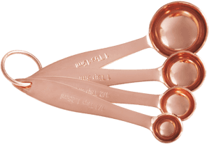 Giadzy Copper Plated Measuring Spoons, HD Png Download PNG