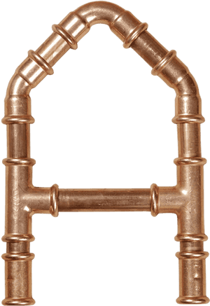 Copper Pipe Font - Copper Pipe Image Download, HD Png Download PNG