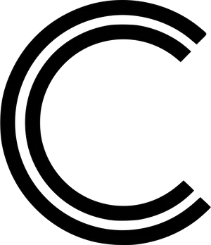 Copyright Symbol Blackon Transparent PNG Image