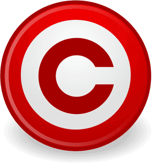 Red Copyright Symbol Png, Transparent Png PNG image with transparent background