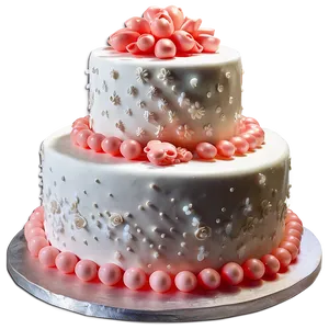 Coral Charm Wedding Cake Png Dus85 PNG Image