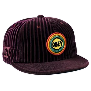 Corduroy Obey Hat Png Vid50 PNG Image