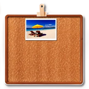 Corkboard With Photos Png Uem PNG Image