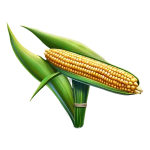 Corn Stalk Illustration Png 1 PNG Image