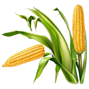 Corn Stalk Illustration Png 76 PNG Image