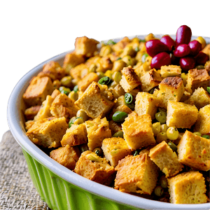 Cornbread Stuffing Delight PNG eub PNG with transparent background