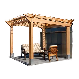 Corner Garden Pergola Png Llg23 PNG Image