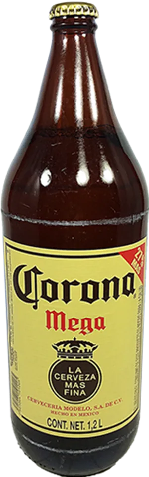 Corona Mega Beer Bottle PNG Image