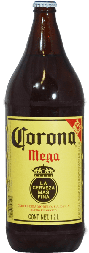 Corona Mega Beer Bottle PNG