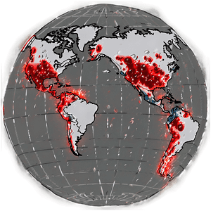 Coronavirus Red Zone Map PNG 32 PNG image with transparent background
