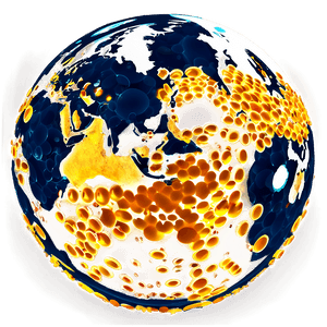 Coronavirus World Impact Map PNG olr PNG image with transparent background