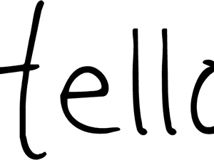 Corporate Logo Handwriting Style PNG image with transparent background
