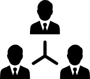 Men Group Employees People Team Group People - People Connected Icon Png, Transparent Png PNG image with transparent background