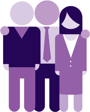 Corporate Team Leadership Graphic PNG image with transparent background
