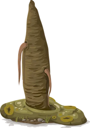 Corpse Flower Illustration PNG Image