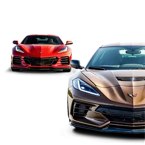 Corvette C8 With Custom Rims Png 06252024 PNG Image